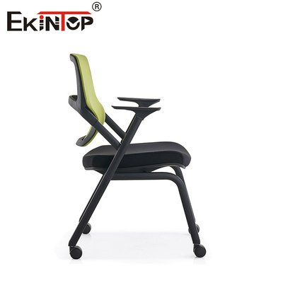 Appoggibraccia 3D pieghevoli Sedile di allenamento Verde reticolato con ruote
