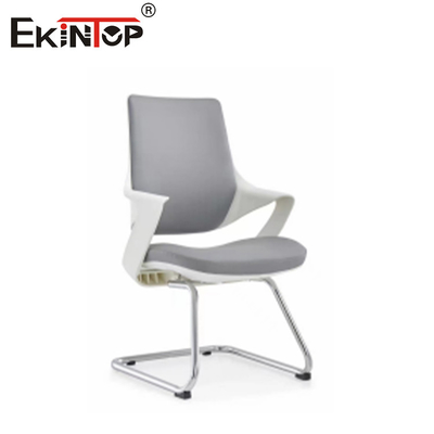 OEM Sedia da ufficio in pelle arancione con gambe metalliche Ruote silenziose