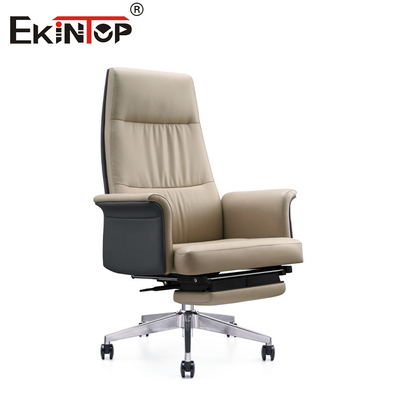 Poltrona da ufficio ergonomico executive multifunzione in cuoio