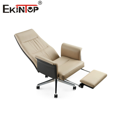 Poltrona da ufficio ergonomico executive multifunzione in cuoio