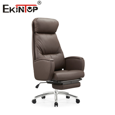 Sedia di cuoio in PU ergonomico per ufficio personalizzata