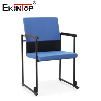 Poltroncino e schienale sedia di allenamento blu per studiare leggero