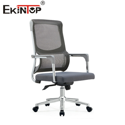 Poltrone da ufficio ergonomica multifunzione regolabile a maglia girevole e tessuto