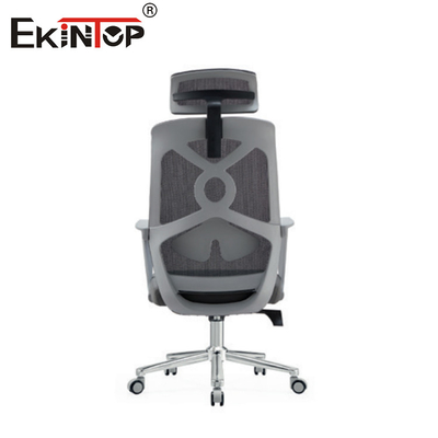 Sedile da ufficio con schiena alta ergonomica con poggiatesta per lavoro