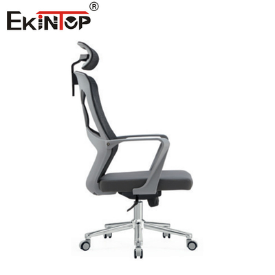 Sedile da ufficio con schiena alta ergonomica con poggiatesta per lavoro