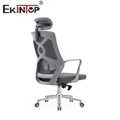 Sedile da ufficio con schiena alta ergonomica con poggiatesta per lavoro