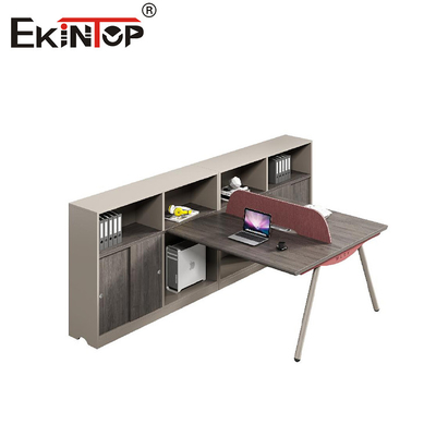 Designazione moderna ufficio scrivania computer scrivania cubicolo modulare in legno postazioni di lavoro