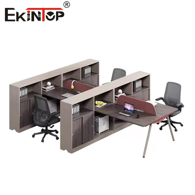 Designazione moderna ufficio scrivania computer scrivania cubicolo modulare in legno postazioni di lavoro