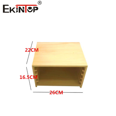 Archivio in legno in stile moderno personalizzabile con cassetti per l'ufficio domestico