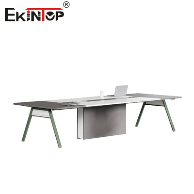 Mobili da ufficio gambe metalliche scrivania in legno in stile moderno produttore