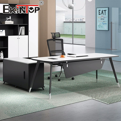 Moderno ufficio in legno Desk Manager Desk Desk Computer Desk Stile industriale