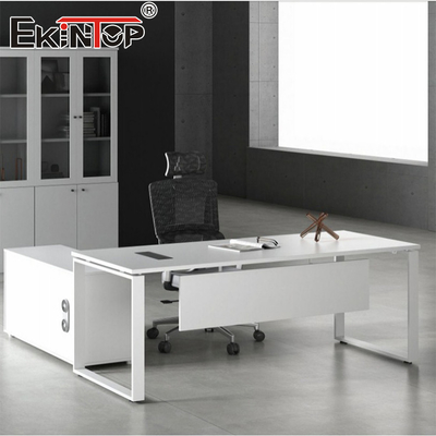 Produttore Scrivanie di ufficio bianche stile moderno Materiali in legno