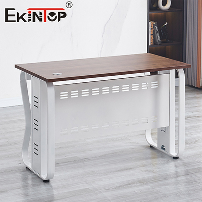 Disegno ergonomico scrivania di ufficio minimalista scrivania per computer in legno massello