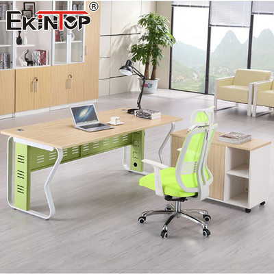 Walnut Manager Ufficio esecutivo scrivania stile moderno scrivania d'angolo in legno