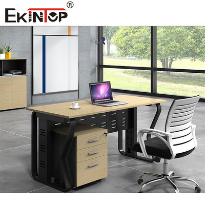 Scrivanie per dipendenti in legno di noce stile moderno sedie personalizzabili per computer