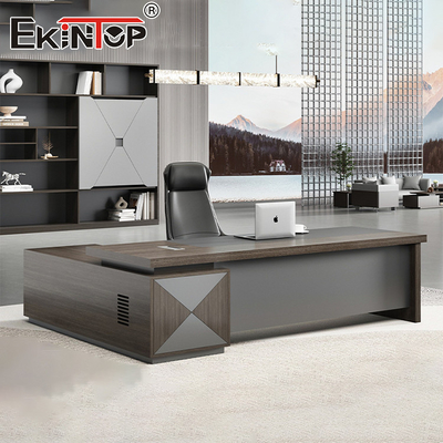 Scrivania in stile classico grande scrivania con cassetti materiale di legno