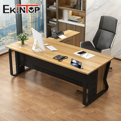 Prezzo scontato Design moderno Walnut ufficio scrivania su misura