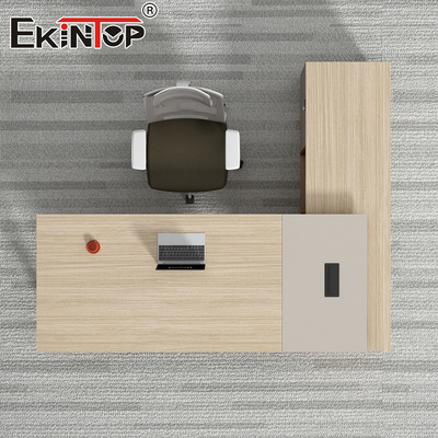 Scrivania in stile commerciale Scrivania grande in Walnut Wood