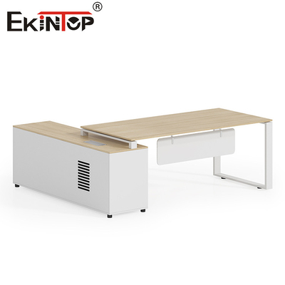 Disponibile a basso costo Disegno Moderno L-Shaped Office Desk Samples