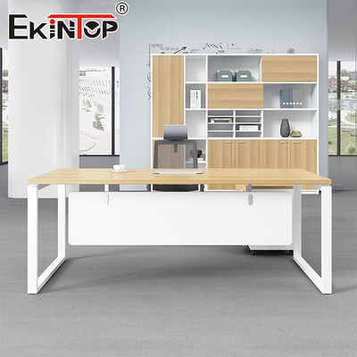 Scrivanie in legno in stile commerciale per il salotto moderno