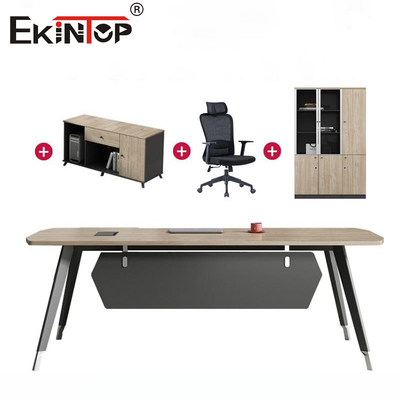 Modern Office Space Custom Commercial Office Desk Executive Desk con cassettiere