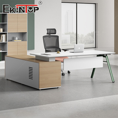 Modern Design Executive Desk Office Furniture Factory Executive Desk con cassettiere