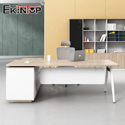 Walnut Executive Office Desk Stile Moderno Tavolo su misura