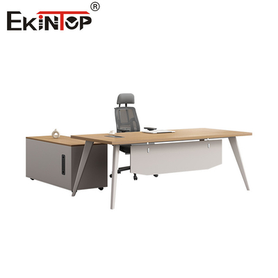 Modern Office Desk Design a forma di L stile contemporaneo scrivania su misura