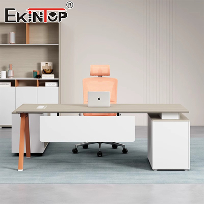 Tavolo per ufficio moderno Tavolo per ufficio ergonomico Tavolo per ufficio esecutivo In legno Mobili per scrivania modulari