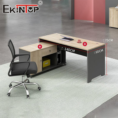 Materiale di noce Personal Desk Stile industriale Scrivania di ufficio Mobili da scrivania modulari