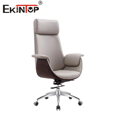 Modern Style Manager Poltrona da ufficio in pelle con ruote Poltrona da disegno ergonomica