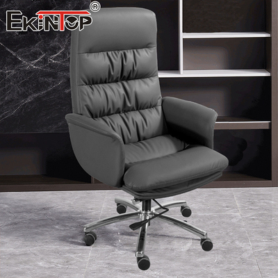Moderno Comodo Divano Sedia Dorso Alto Poltrone In Cuoio Poltrone Custom BreakRoom