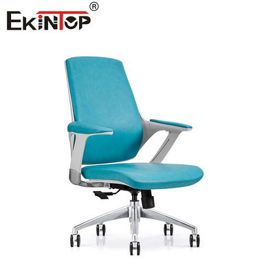 Mid Back High Quality Executive Metal Frame Office Chair Polistirolo in cuoio