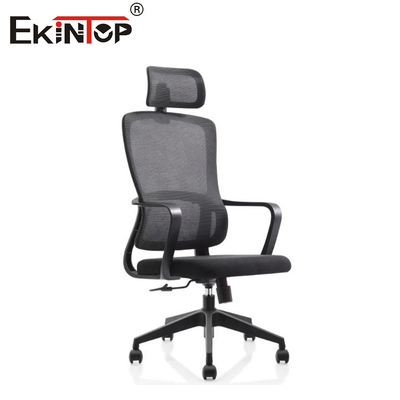 Sedile ergonomico alto posteriore per ufficio Sedile regolabile per poggiatesta Sedile in tessuto