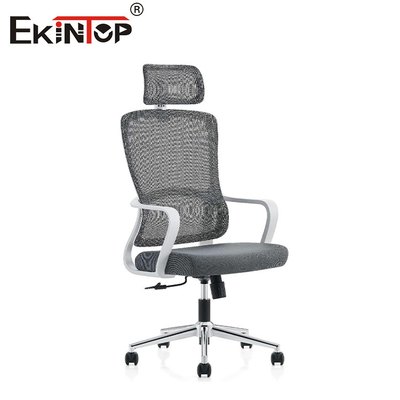 Sedile ergonomico alto posteriore per ufficio Sedile regolabile per poggiatesta Sedile in tessuto
