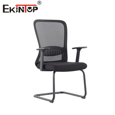 Moderna sedia da ufficio ergonomica nera modulare Executive Home Fabric