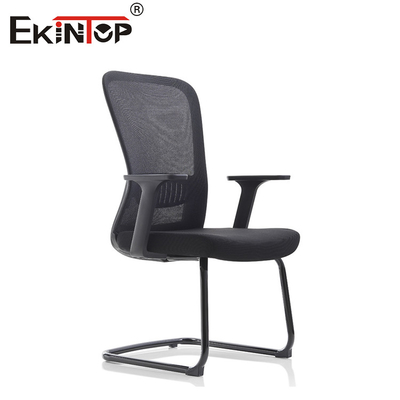 Moderna sedia da ufficio ergonomica nera modulare Executive Home Fabric