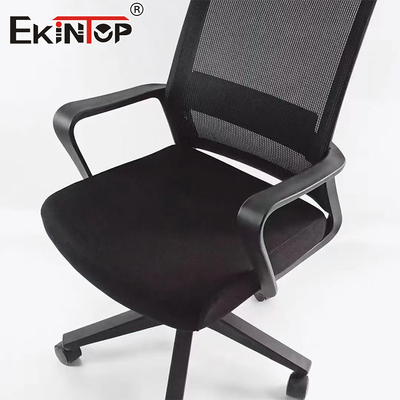Sedie confortevoli rotanti di tessuto ergonomico maglia seduta esecutiva seduta da ufficio robusta
