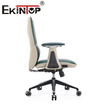 Sedie da ufficio giratoria ergonomica in pelle moderna di alta qualità Sedie da club in pelle