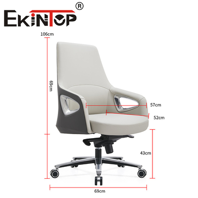 Sedia da ufficio Executive Ergonomic Swivel Modern Manager Sedie da ufficio in pelle Club