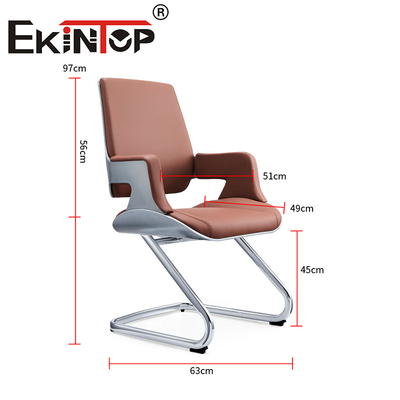 Nuovo design ufficio polistirolo sedia in pelle ergonomico sedia in pelle vegana
