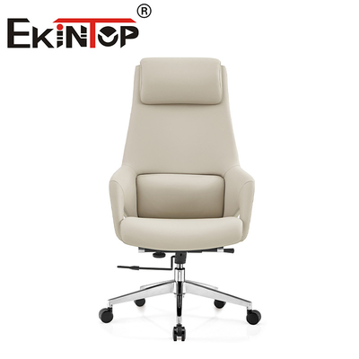 Poltrona da capo executive ergonomica a schiena alta poltrona in pelle vegana multifunzionale moderna