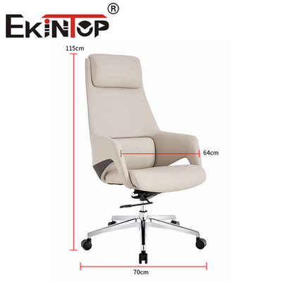 Poltrona da capo executive ergonomica a schiena alta poltrona in pelle vegana multifunzionale moderna