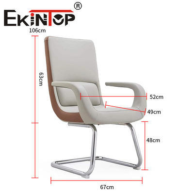Cina Fornitore Ergonomica Pelle nera Chair Executive Office Pelle di mucca Chair Office