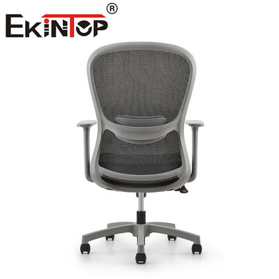 Sedia da ufficio ergonomica moderna in tessuto girevole e confortevole per computer, sedia operativa in rete