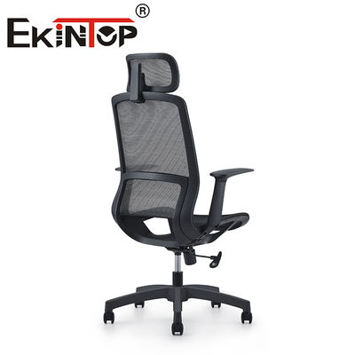 Sedia da ufficio ergonomica in rete regolabile in stile moderno per mobili con ruote, sedia con schienale in rete