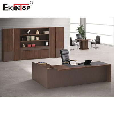 Tabella di lusso della scrivania del MDF per il CEO superficie di Director Veneer Painting
