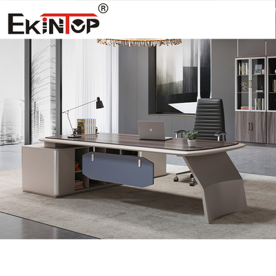Scrivania esecutiva in legno in stile moderno Semplice scrivania da ufficio fantasia standard