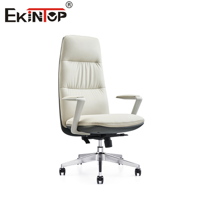 Sedia da ufficio in pelle di alta qualità con comfort superiore e stile classico