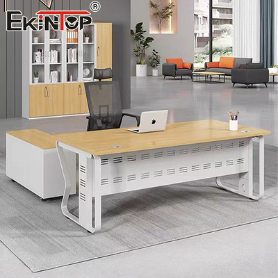 Walnut Sturdy Wood Desk Manager Desk Designer Desk per ufficio